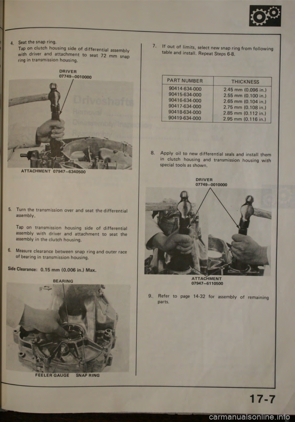 HONDA JAZZ 1983 Shop Manual HONDA JAZZ 1983 Shop Manual