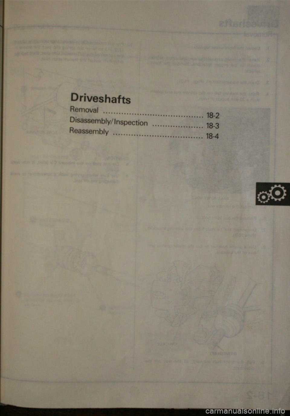 HONDA JAZZ 1983 Shop Manual HONDA JAZZ 1983 Shop Manual