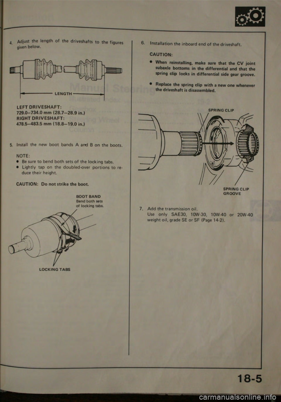 HONDA JAZZ 1983 Shop Manual HONDA JAZZ 1983 Shop Manual