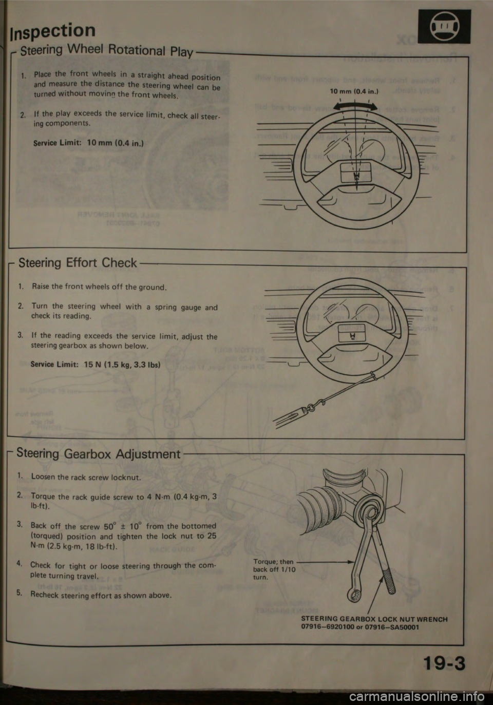 HONDA JAZZ 1983 Shop Manual HONDA JAZZ 1983 Shop Manual