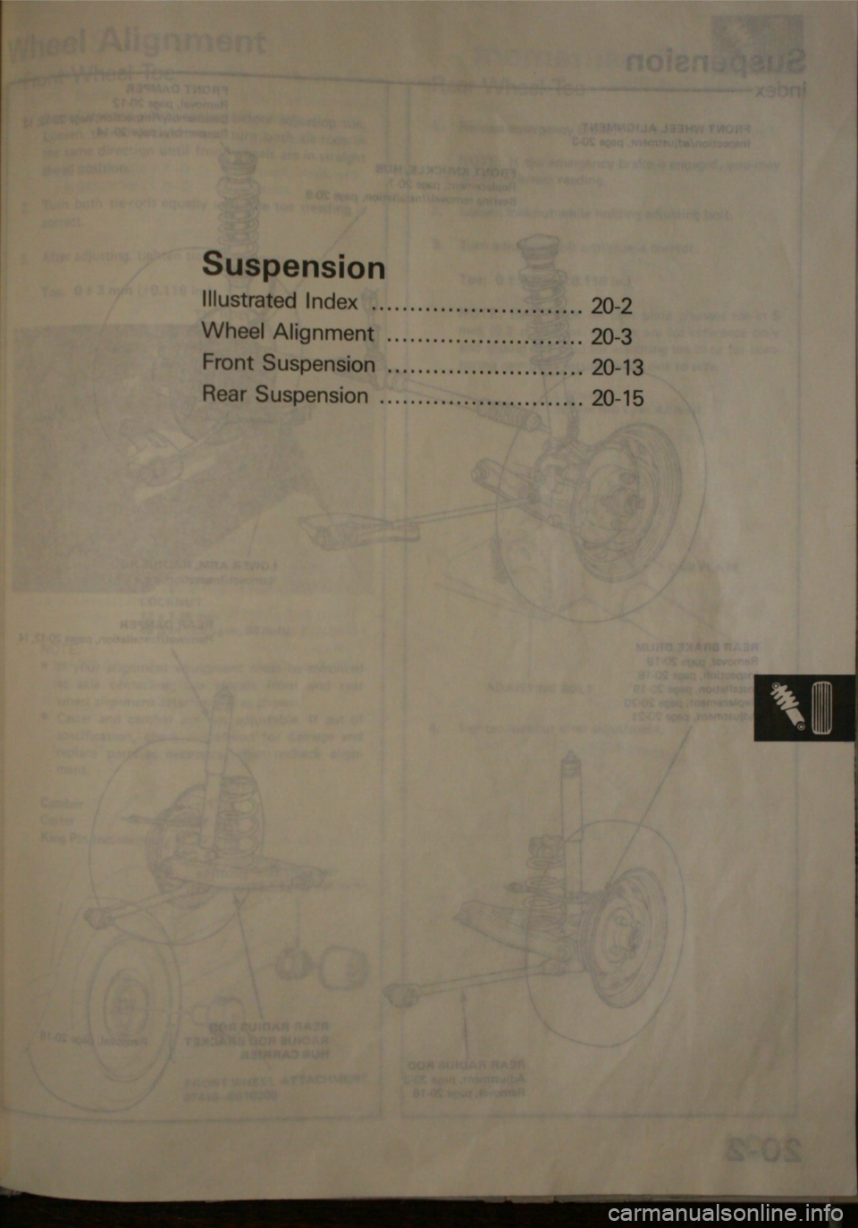 HONDA JAZZ 1983 Shop Manual HONDA JAZZ 1983 Shop Manual
