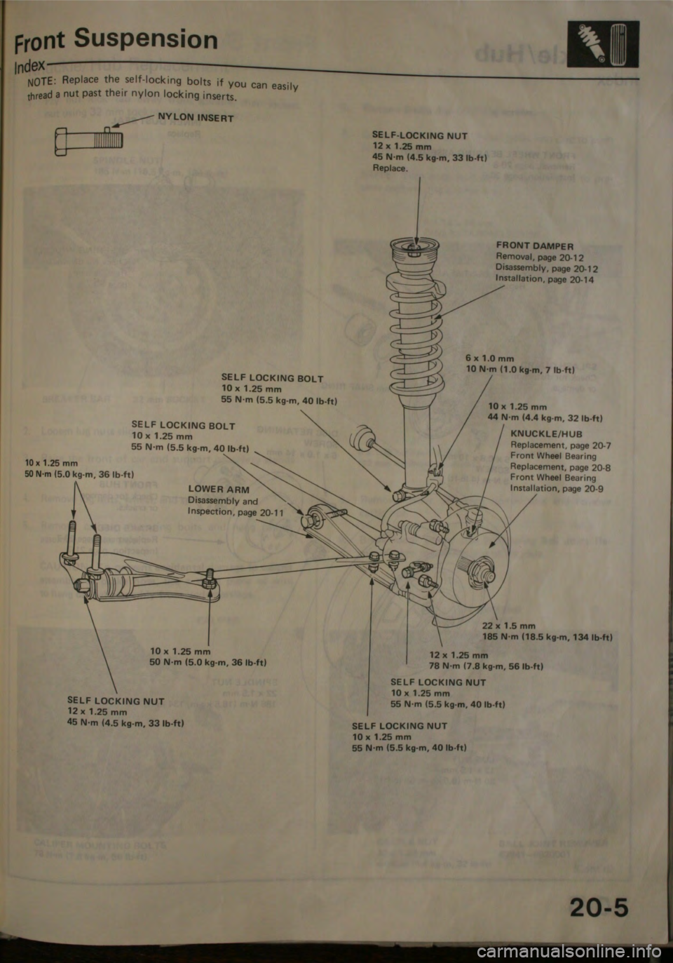 HONDA JAZZ 1983 Shop Manual HONDA JAZZ 1983 Shop Manual