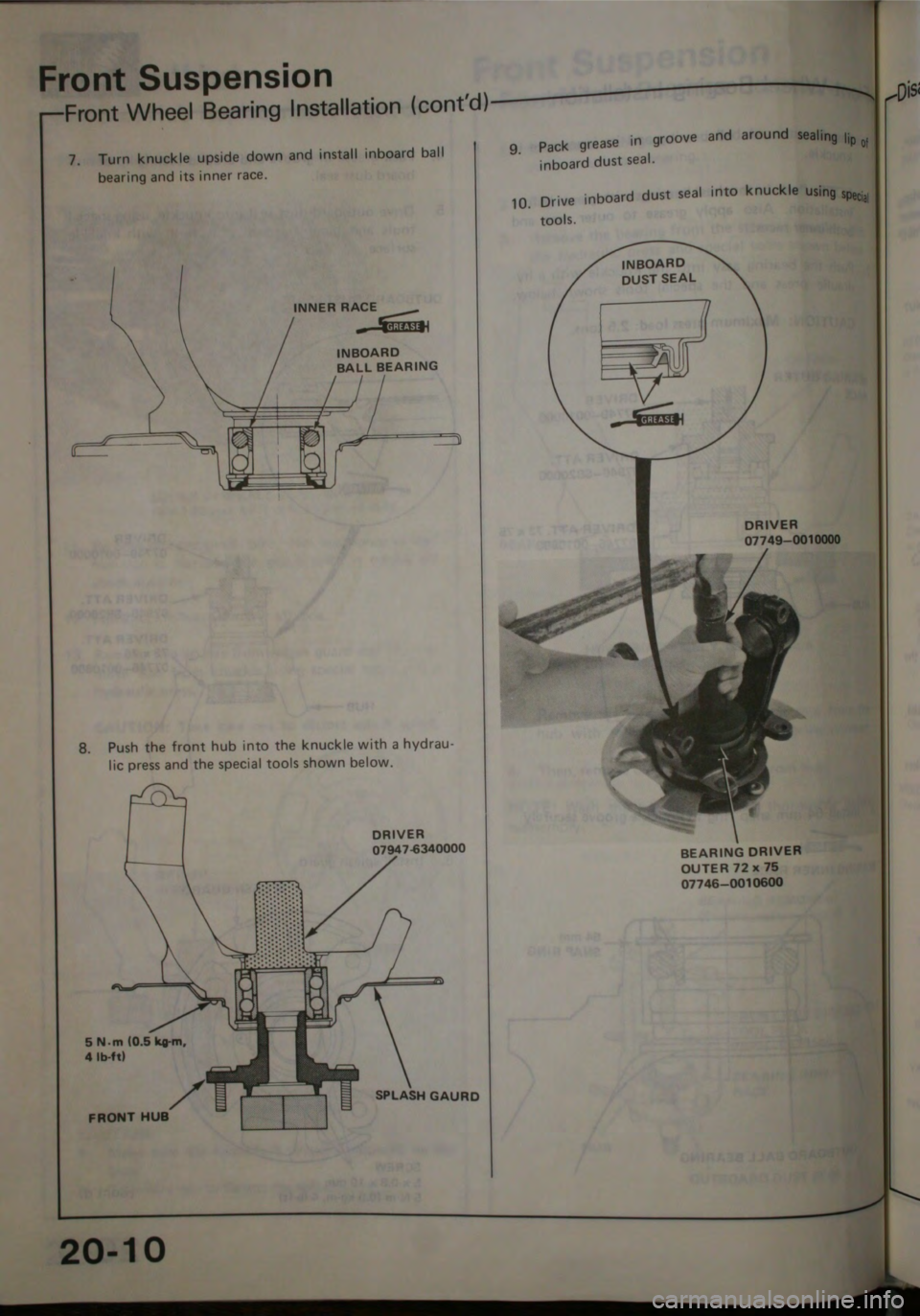 HONDA JAZZ 1983 Shop Manual HONDA JAZZ 1983 Shop Manual