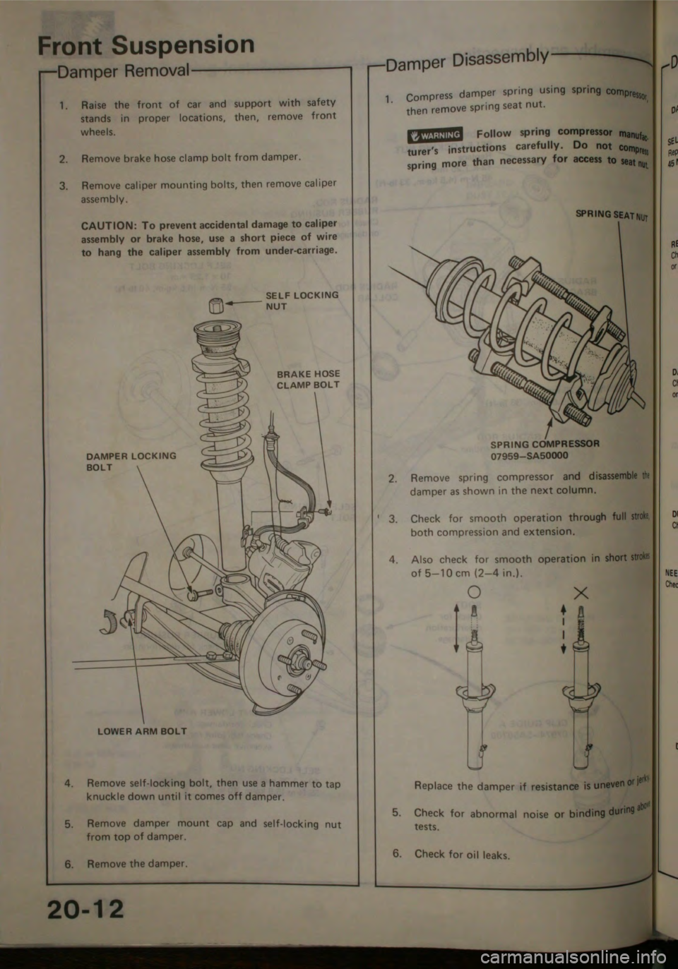 HONDA JAZZ 1983 Shop Manual HONDA JAZZ 1983 Shop Manual
