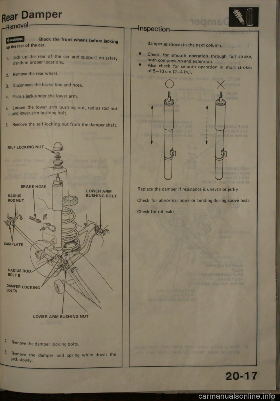 HONDA JAZZ 1983 Shop Manual HONDA JAZZ 1983 Shop Manual