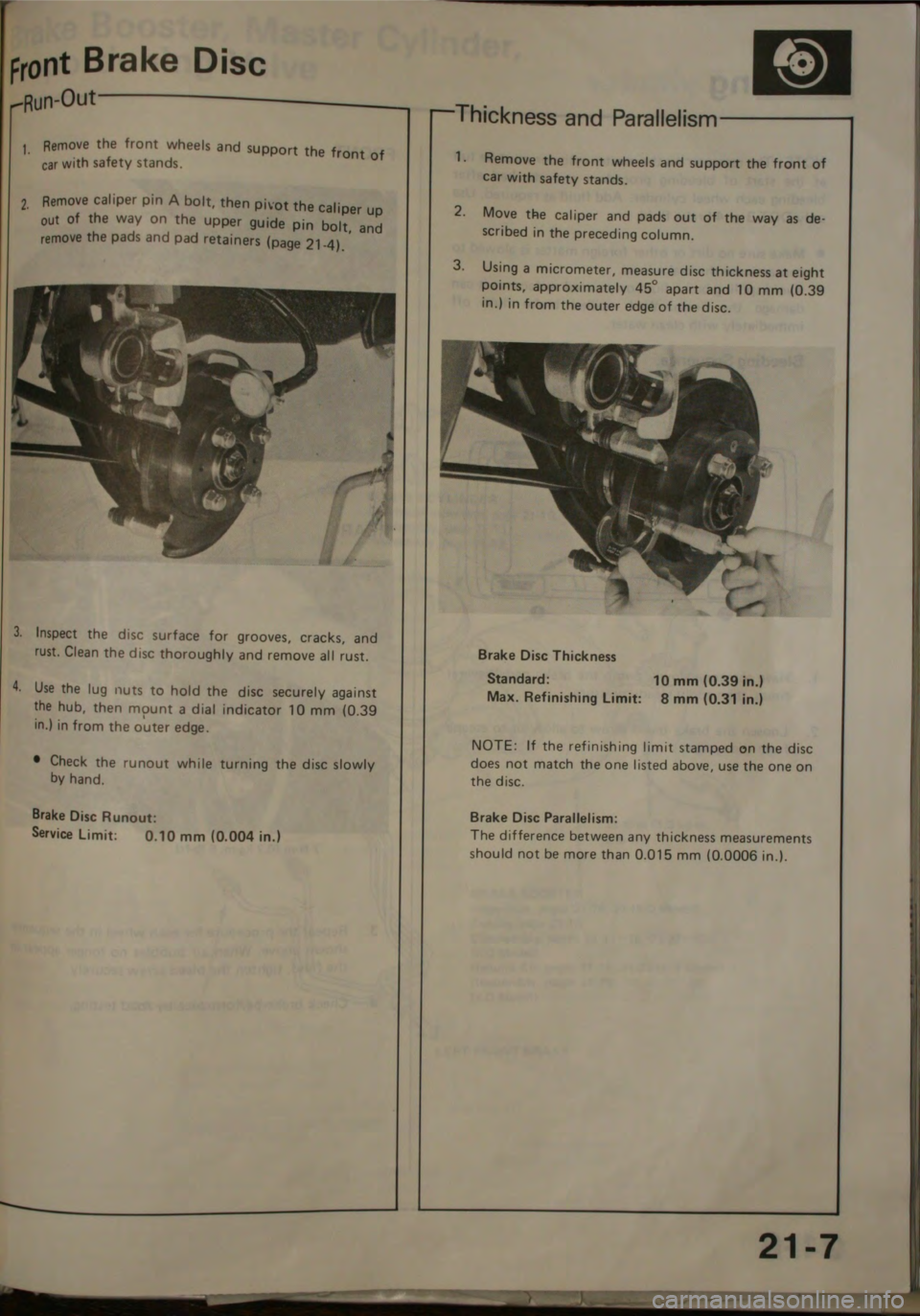 HONDA JAZZ 1983 Shop Manual HONDA JAZZ 1983 Shop Manual