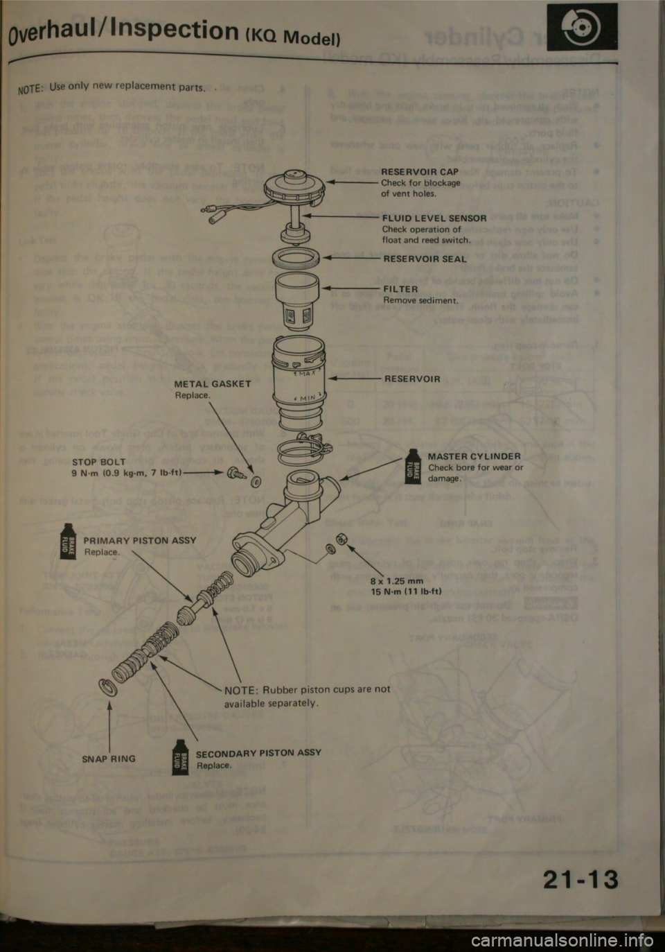 HONDA JAZZ 1983 Shop Manual HONDA JAZZ 1983 Shop Manual