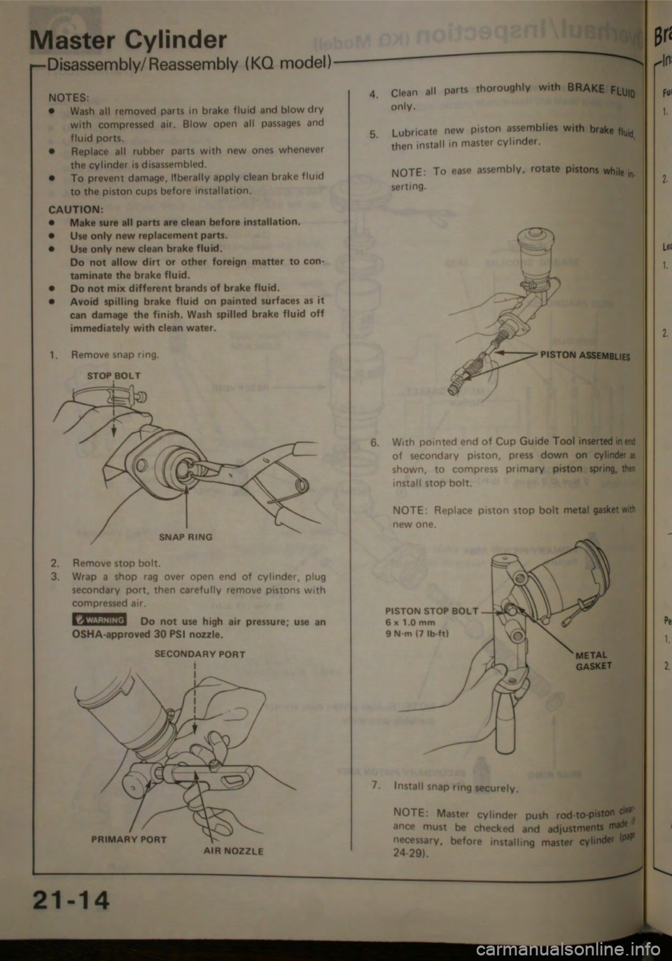 HONDA JAZZ 1983 Shop Manual HONDA JAZZ 1983 Shop Manual