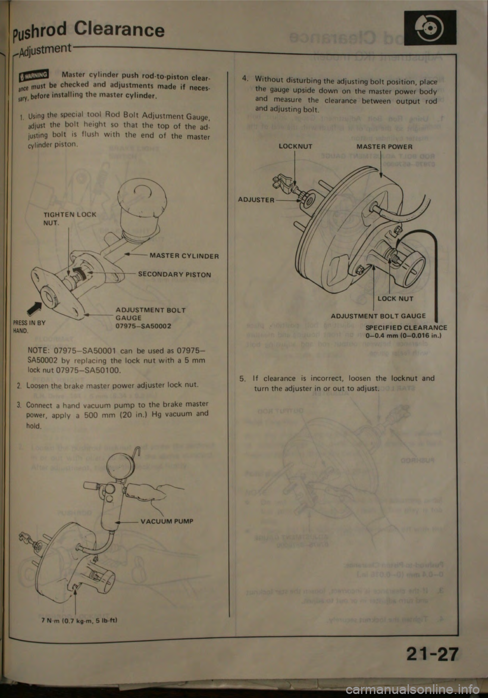 HONDA JAZZ 1983 Shop Manual HONDA JAZZ 1983 Shop Manual