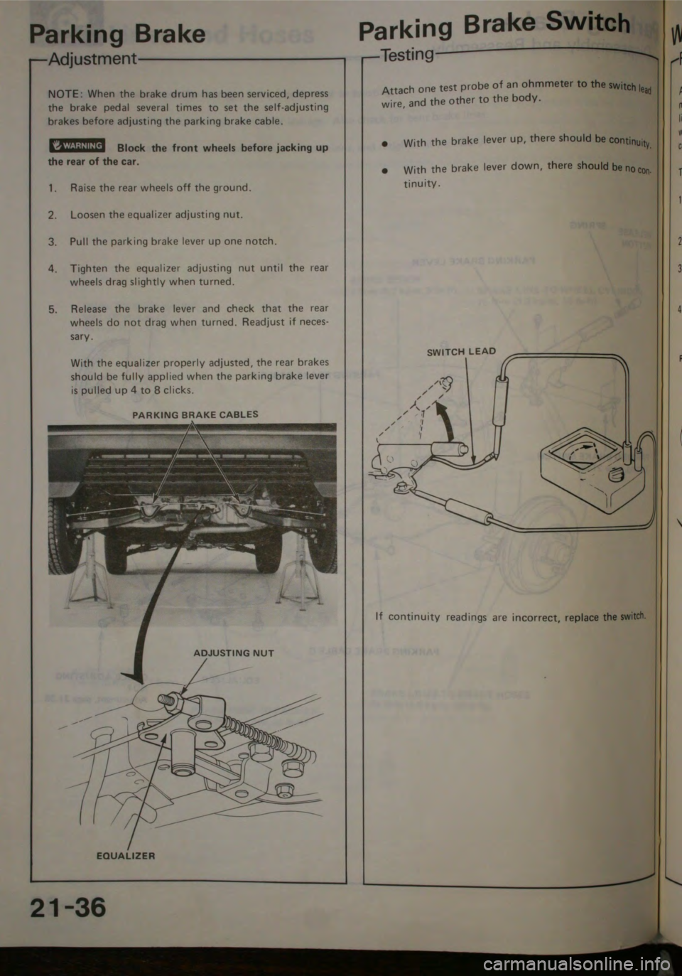 HONDA JAZZ 1983 Shop Manual HONDA JAZZ 1983 Shop Manual