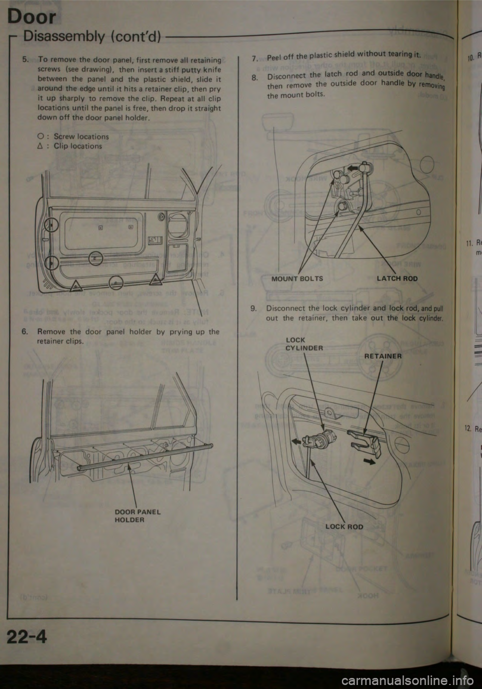HONDA JAZZ 1983 Shop Manual HONDA JAZZ 1983 Shop Manual