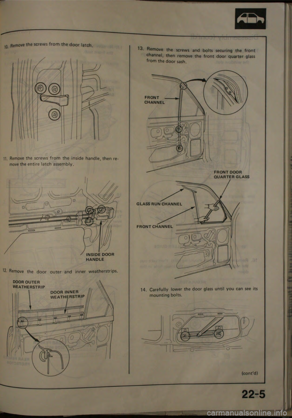 HONDA JAZZ 1983 Shop Manual HONDA JAZZ 1983 Shop Manual