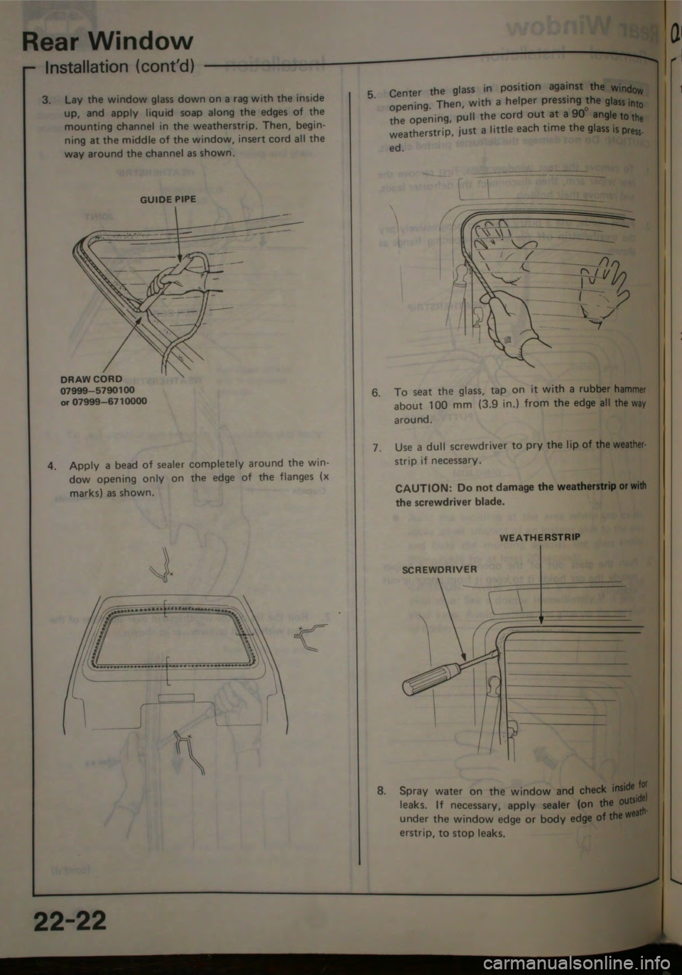 HONDA JAZZ 1983 Shop Manual HONDA JAZZ 1983 Shop Manual
