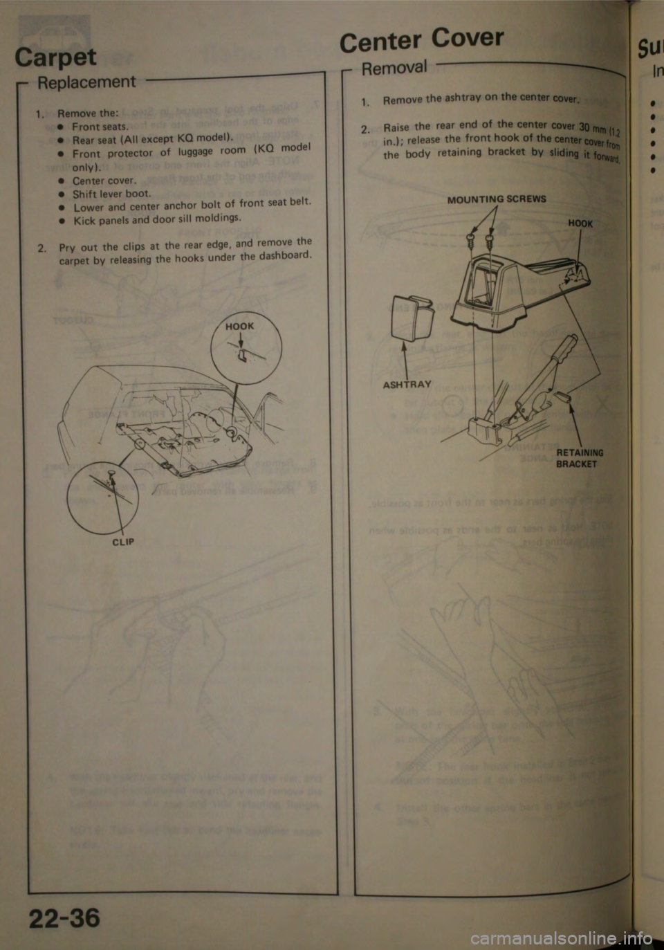 HONDA JAZZ 1983  Shop Manual 
