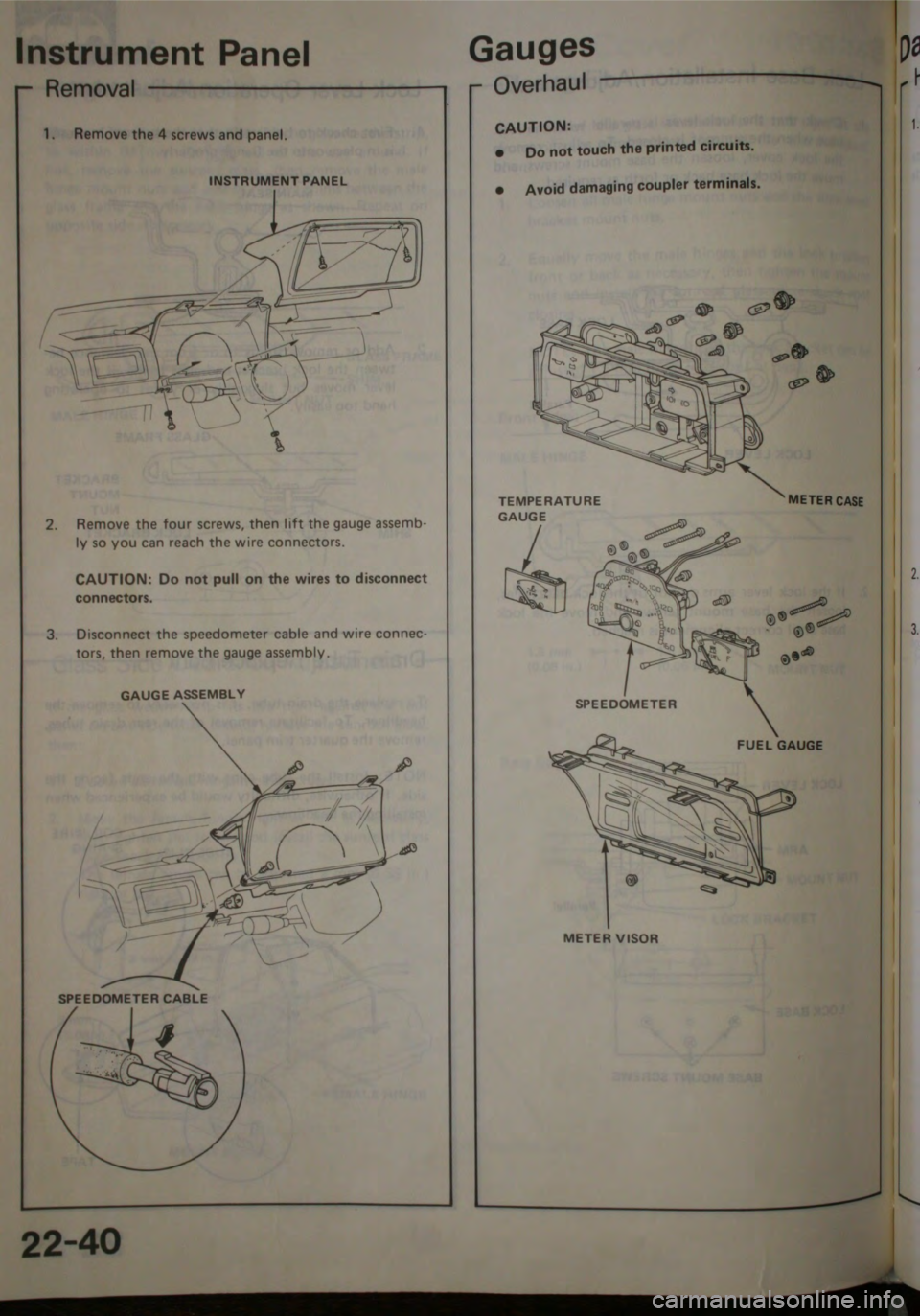 HONDA JAZZ 1983  Shop Manual 