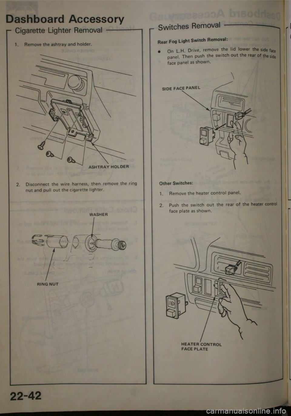 HONDA JAZZ 1983  Shop Manual 