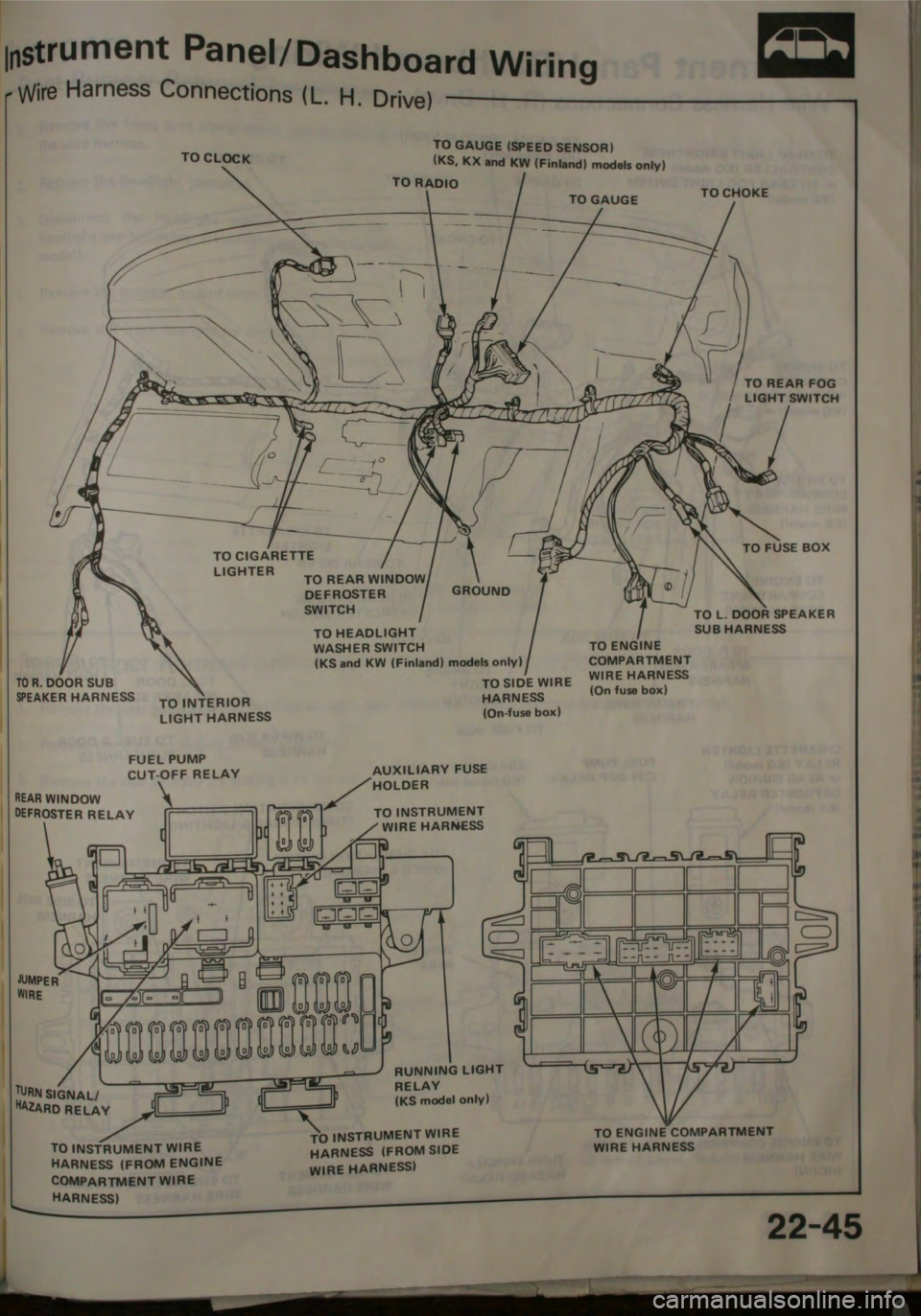 HONDA JAZZ 1983 Shop Manual HONDA JAZZ 1983 Shop Manual
