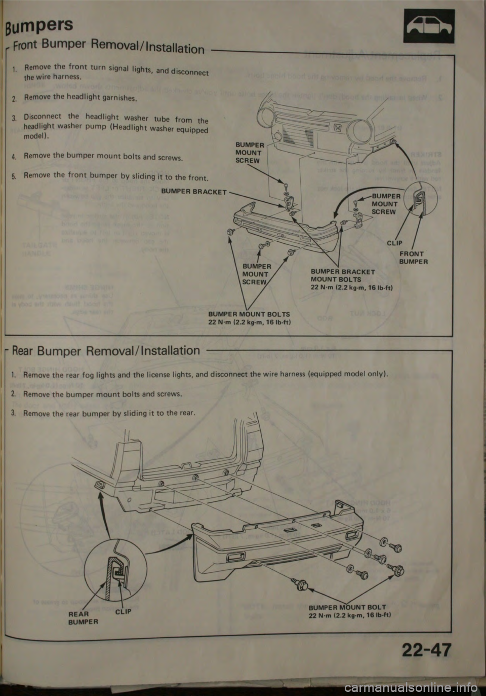 HONDA JAZZ 1983 Shop Manual HONDA JAZZ 1983 Shop Manual
