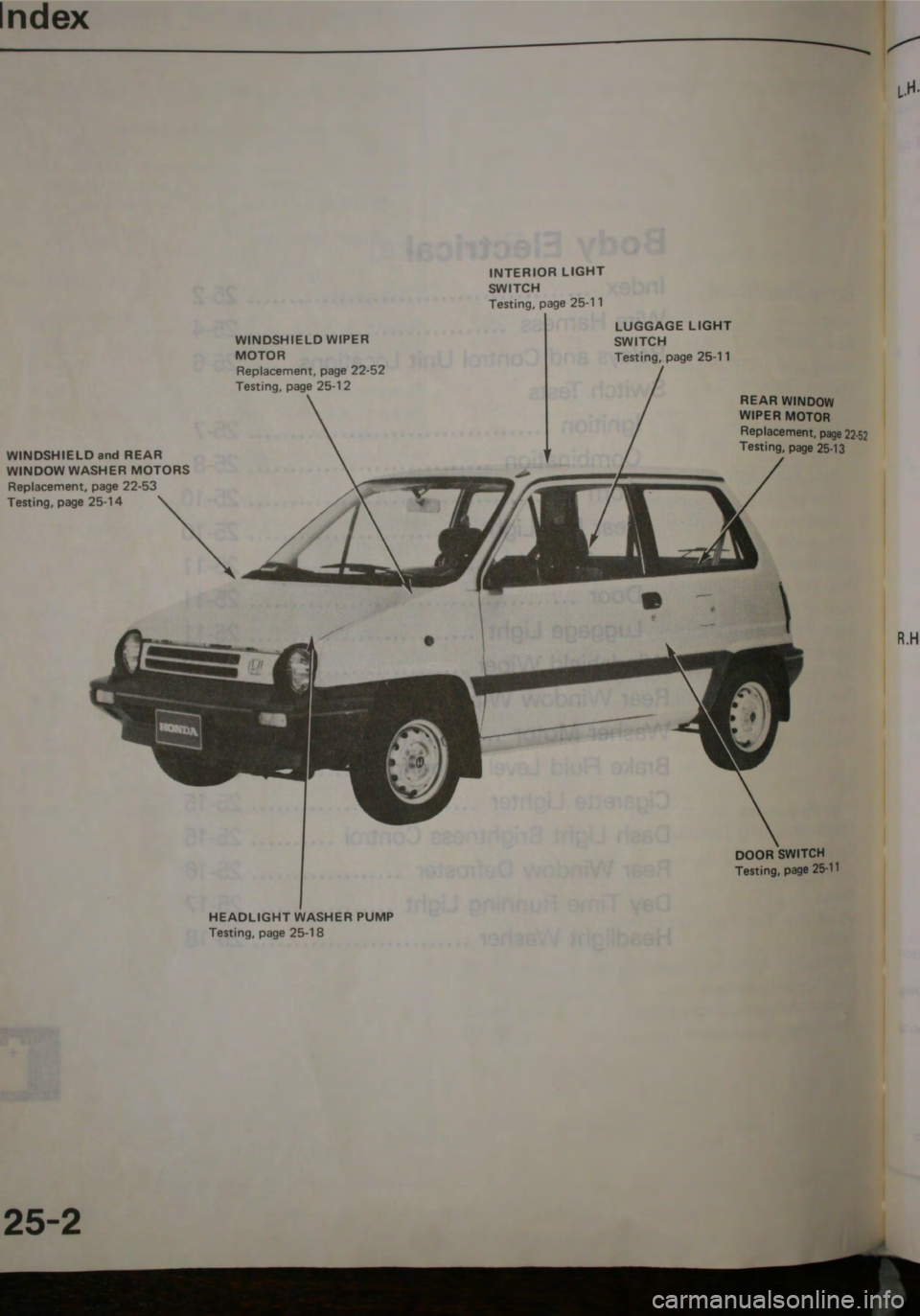 HONDA JAZZ 1983 Shop Manual HONDA JAZZ 1983 Shop Manual