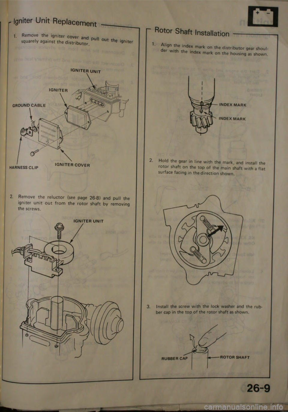 HONDA JAZZ 1983 Shop Manual HONDA JAZZ 1983 Shop Manual