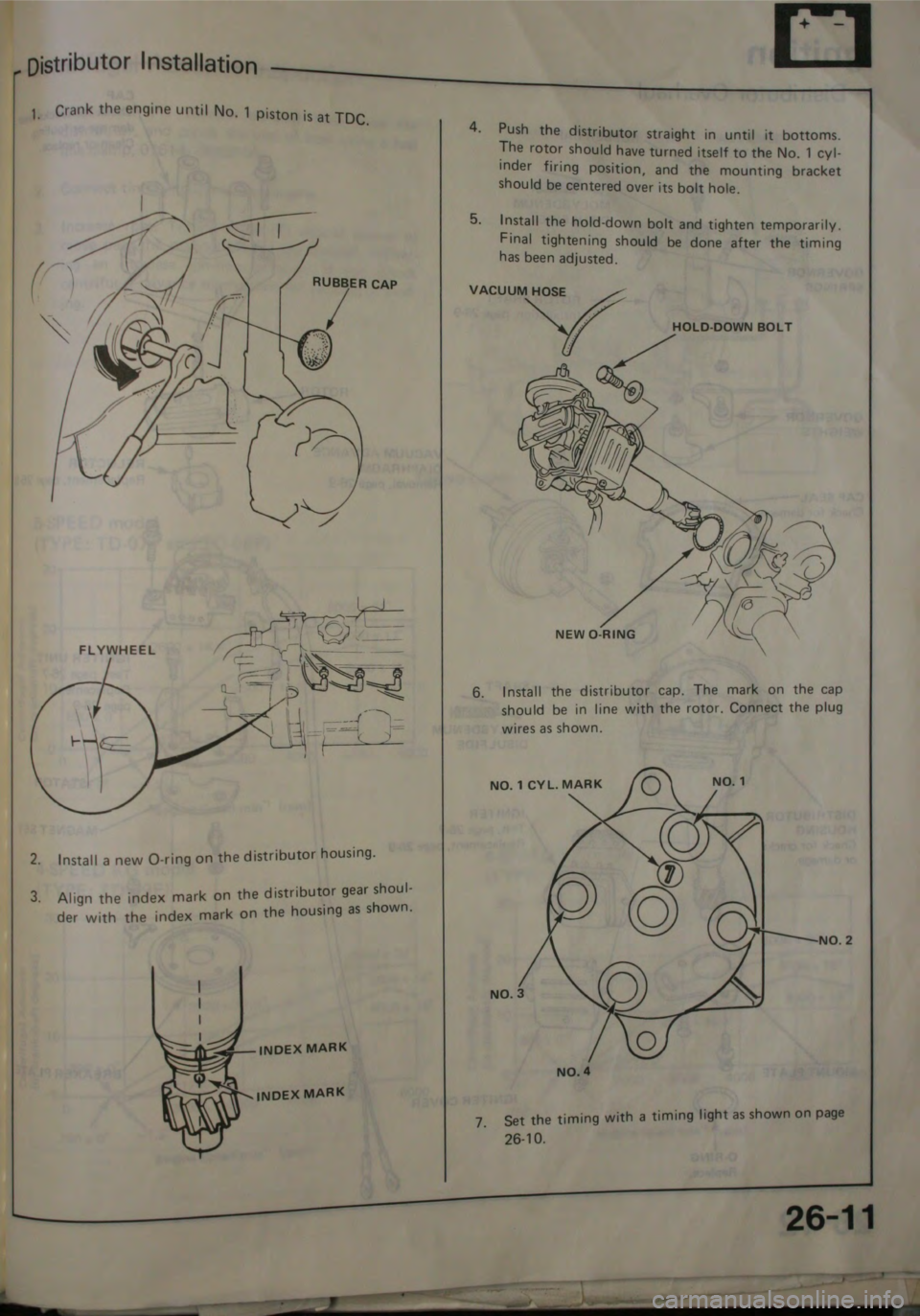 HONDA JAZZ 1983 Shop Manual HONDA JAZZ 1983 Shop Manual