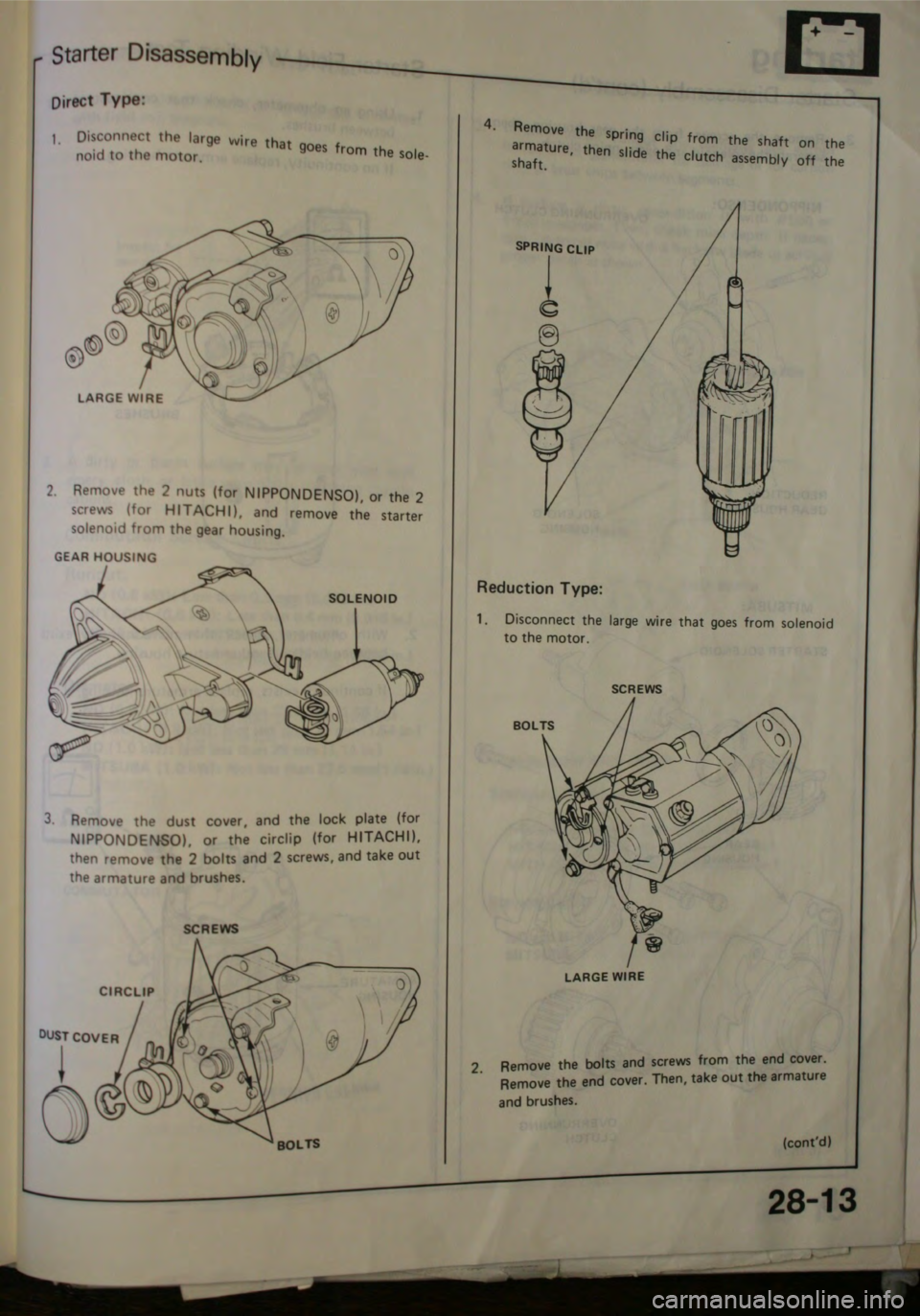 HONDA JAZZ 1983 Shop Manual HONDA JAZZ 1983 Shop Manual