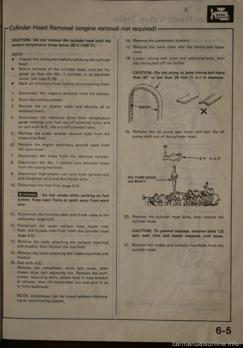 HONDA JAZZ 1983 Shop Manual HONDA JAZZ 1983 Shop Manual