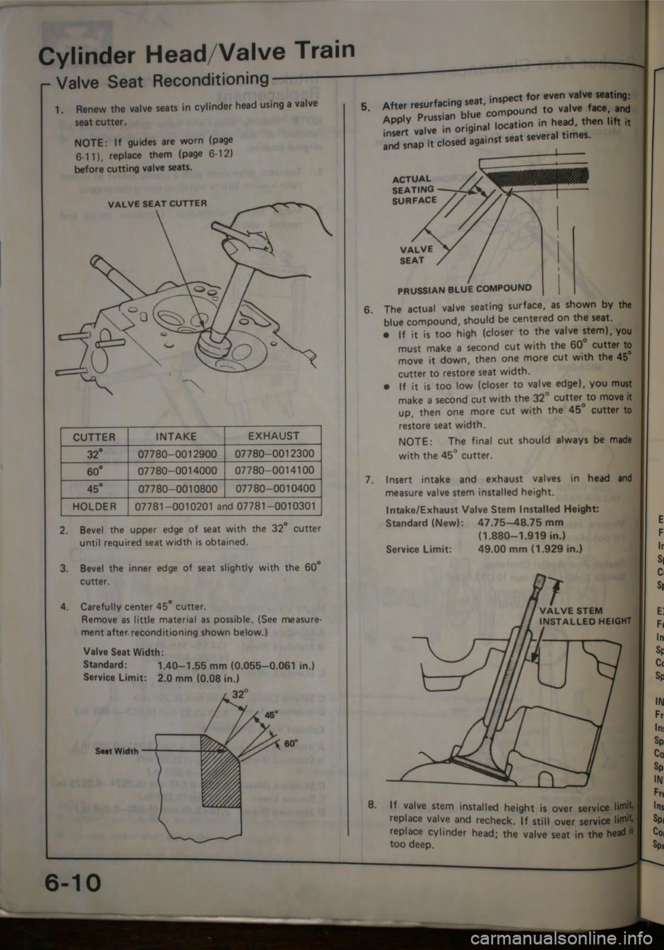 HONDA JAZZ 1983 Shop Manual HONDA JAZZ 1983 Shop Manual