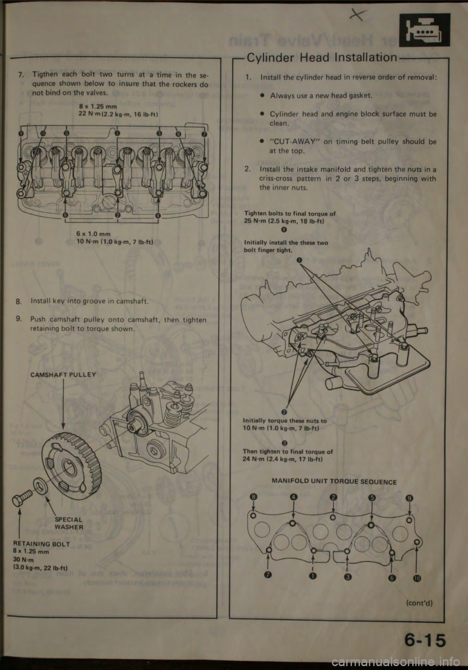 HONDA JAZZ 1983 Shop Manual HONDA JAZZ 1983 Shop Manual