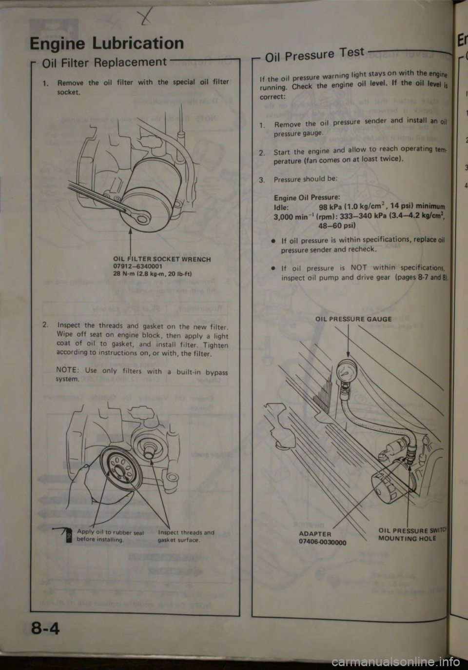 HONDA JAZZ 1983 Shop Manual HONDA JAZZ 1983 Shop Manual