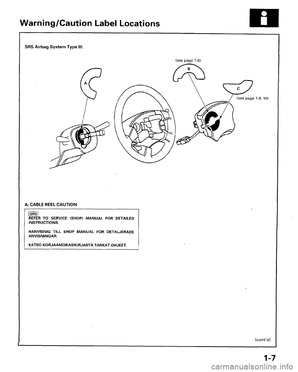 HONDA PRELUDE 1996 Service User Guide HONDA PRELUDE 1996 Service User Guide