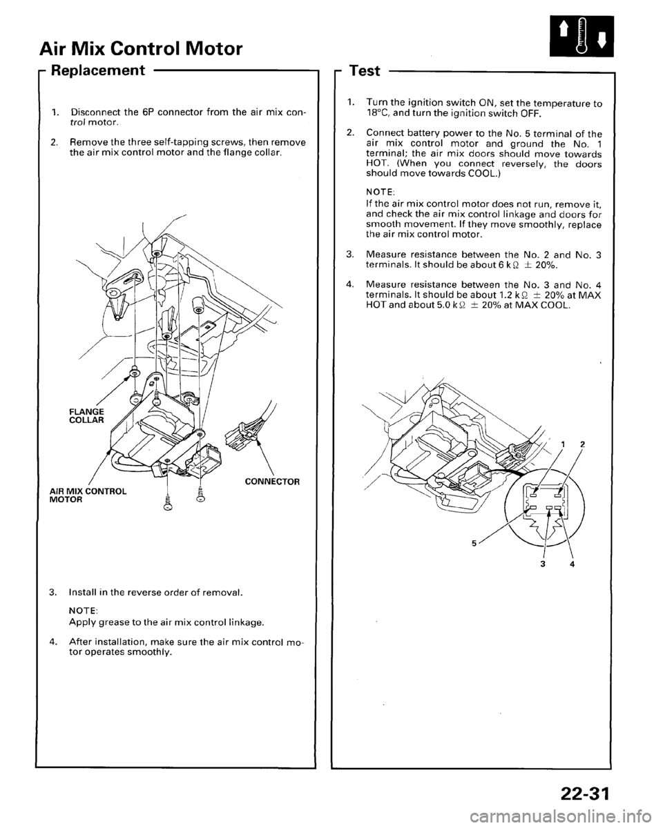 HONDA PRELUDE 1996  Service Repair Manual 