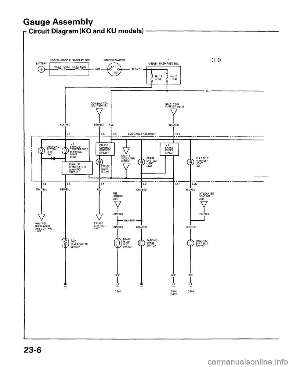 HONDA PRELUDE 1996  Service Repair Manual 