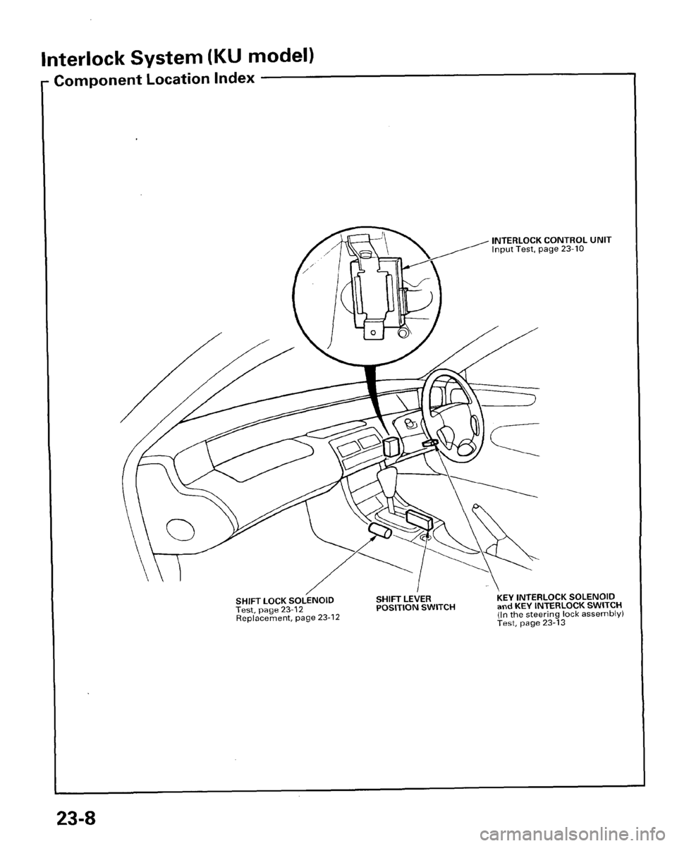 HONDA PRELUDE 1996  Service Repair Manual 