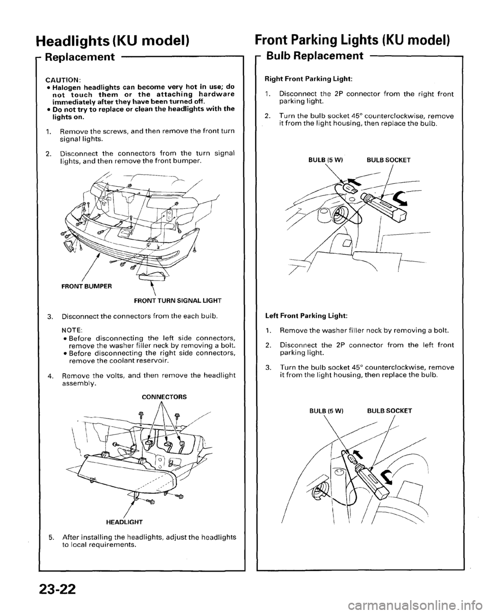 HONDA PRELUDE 1996  Service Repair Manual 