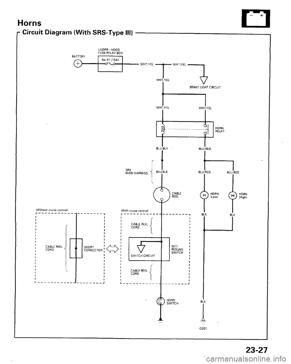HONDA PRELUDE 1996  Service Repair Manual 