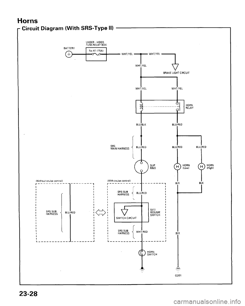 HONDA PRELUDE 1996  Service Repair Manual 