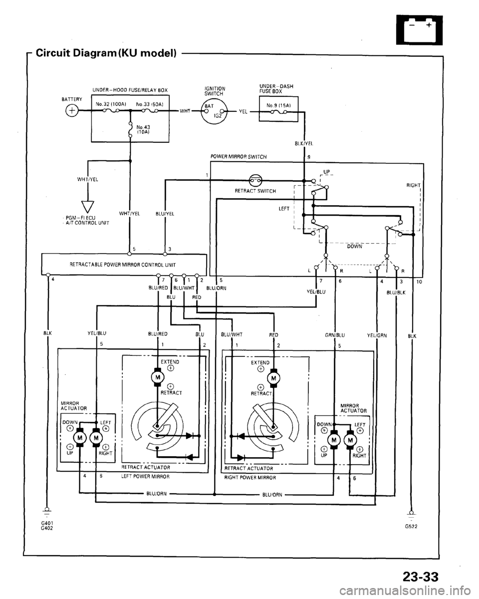 HONDA PRELUDE 1996  Service Repair Manual 