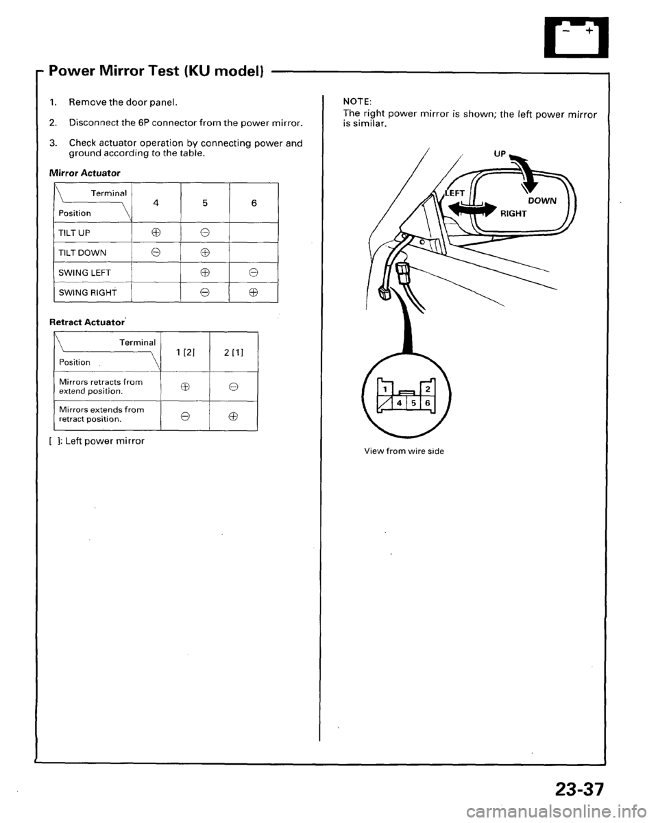 HONDA PRELUDE 1996  Service Repair Manual 