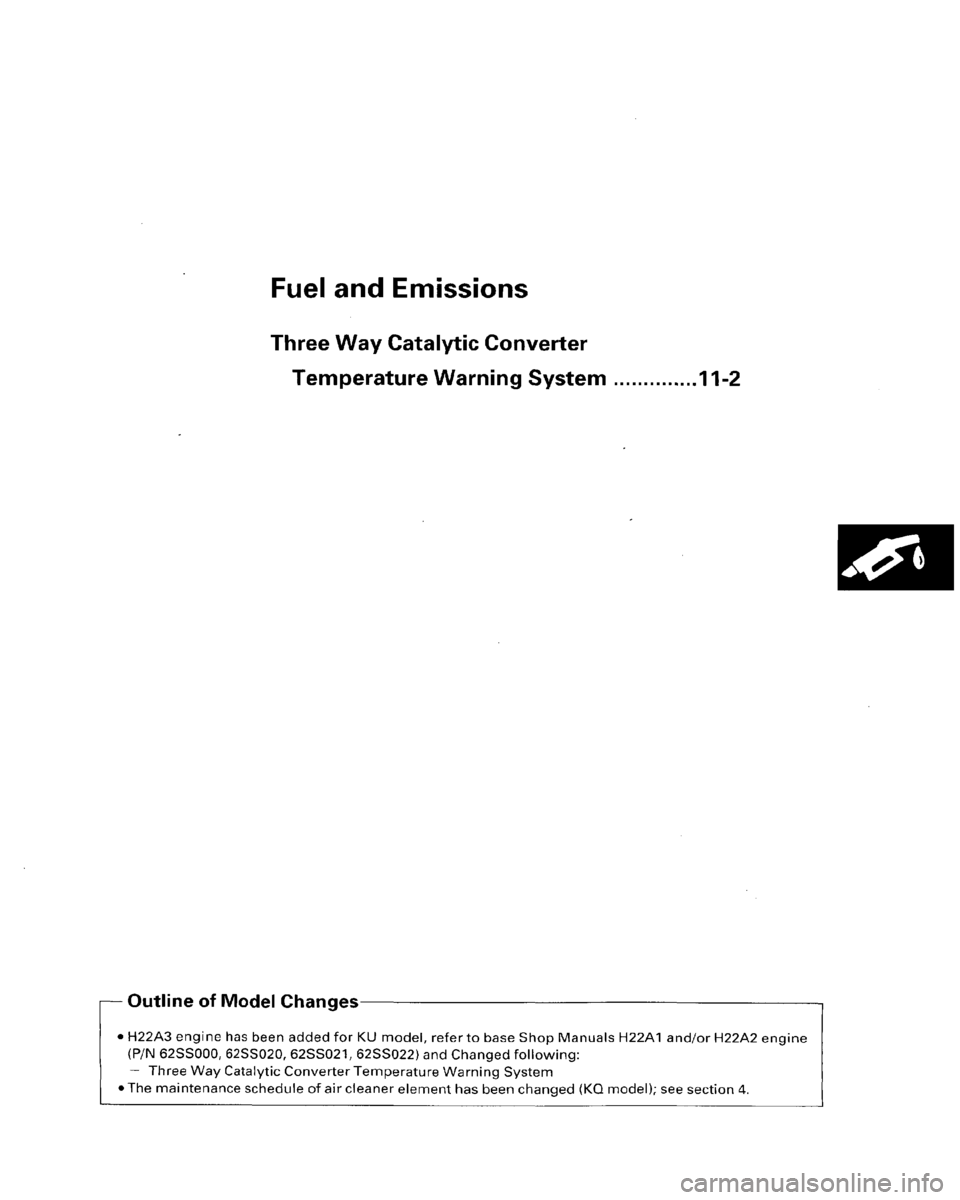 HONDA PRELUDE 1996 Service Workshop Manual HONDA PRELUDE 1996 Service Workshop Manual