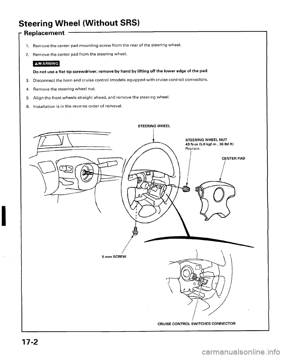 HONDA PRELUDE 1996  Service Manual PDF 
