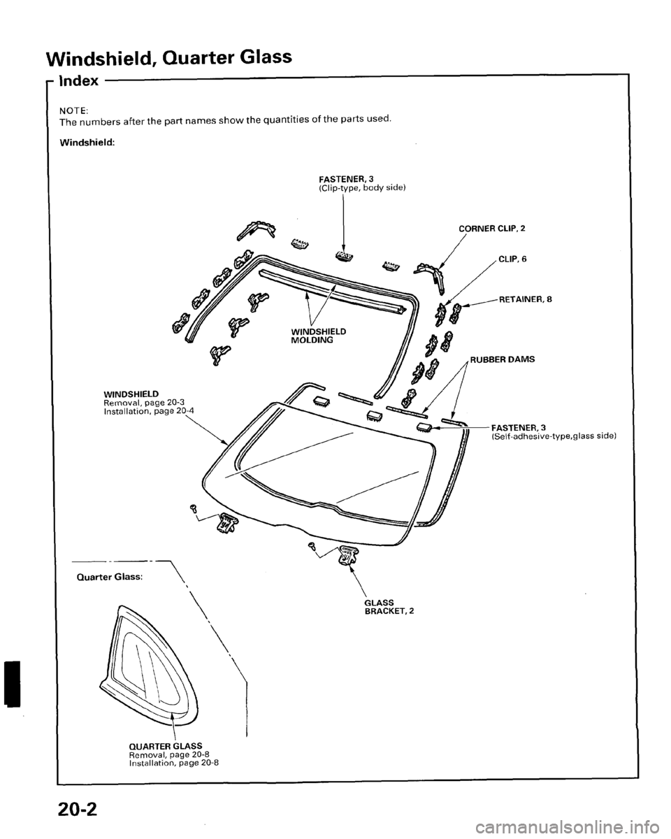HONDA PRELUDE 1996  Service Manual PDF 
