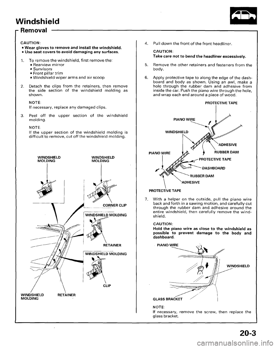 HONDA PRELUDE 1996  Service Manual PDF 
