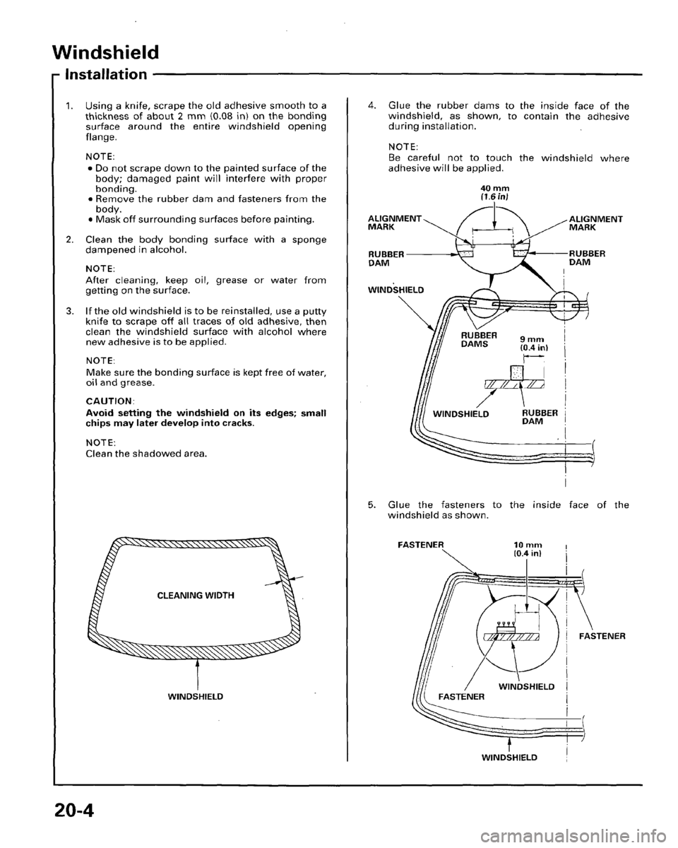 HONDA PRELUDE 1996  Service Manual PDF 
