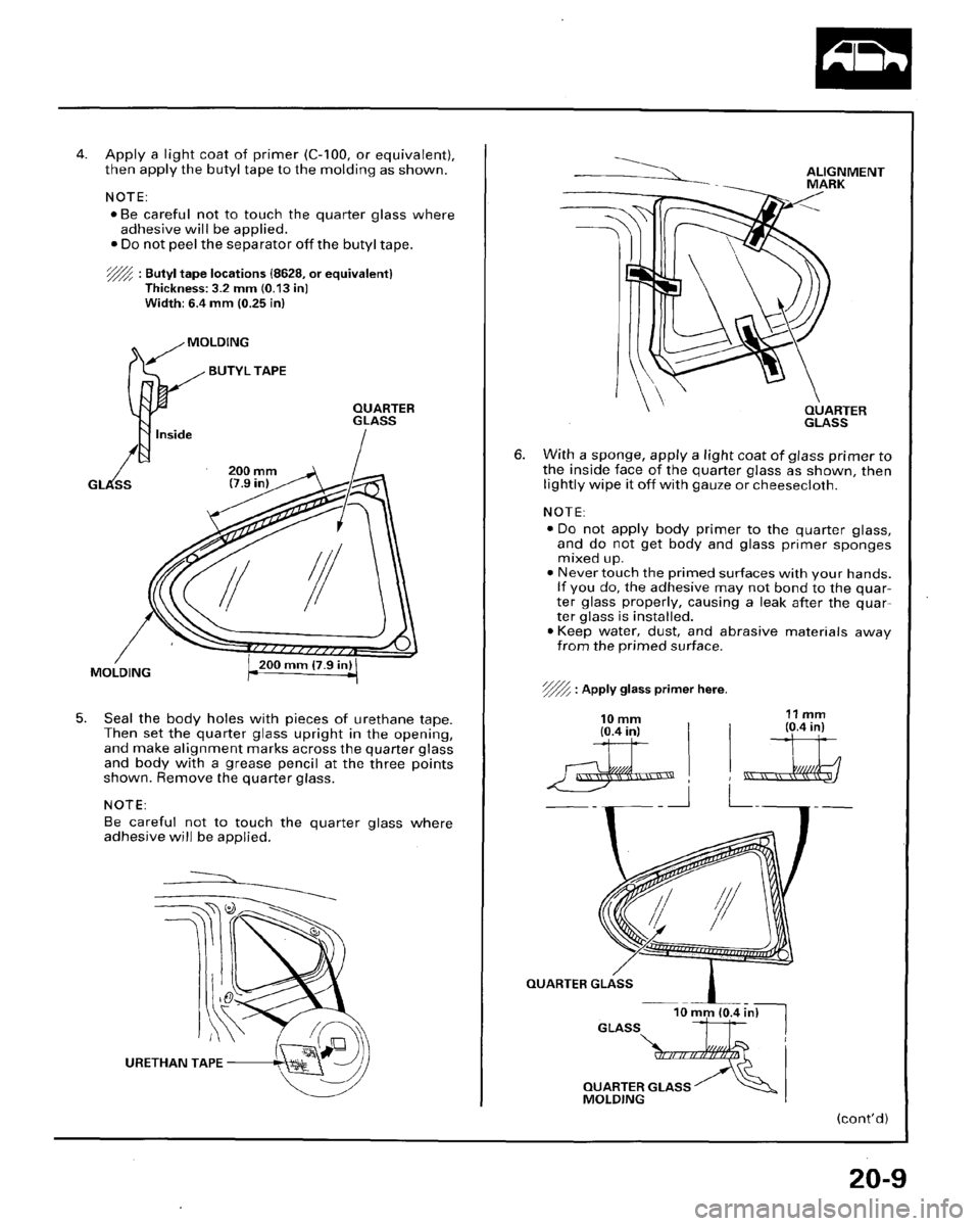 HONDA PRELUDE 1996  Service Manual PDF 