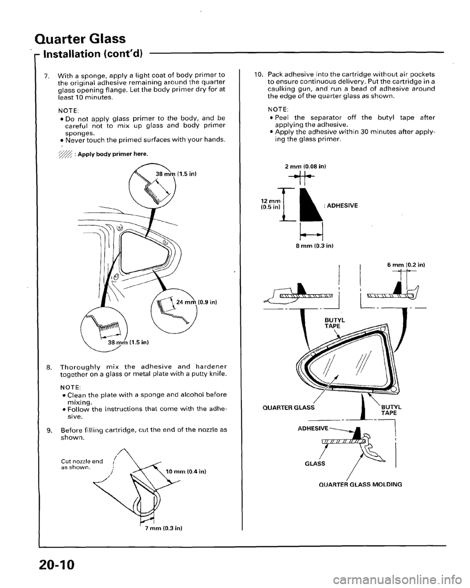 HONDA PRELUDE 1996  Service Manual PDF 