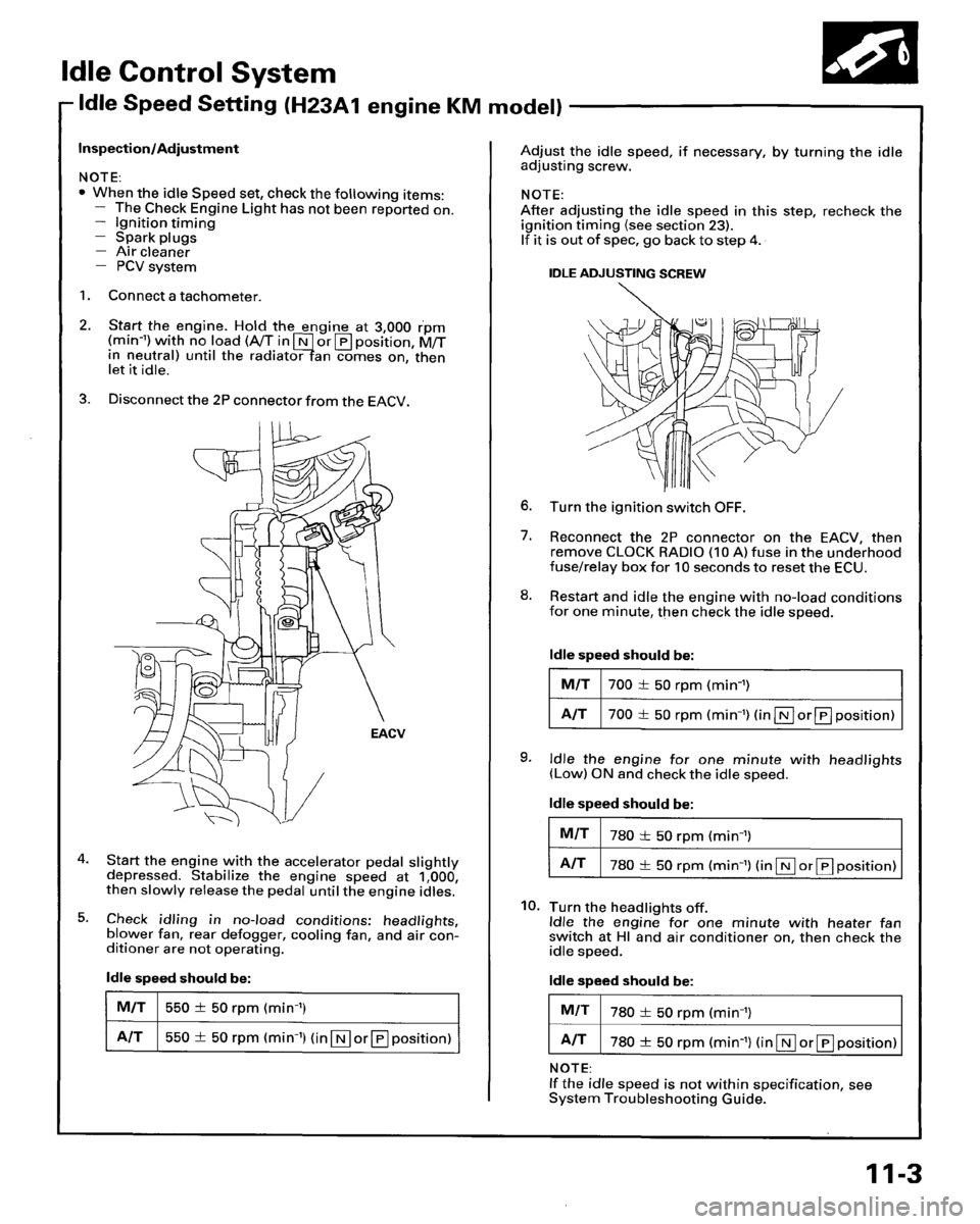 HONDA PRELUDE 1995  Service Service Manual 