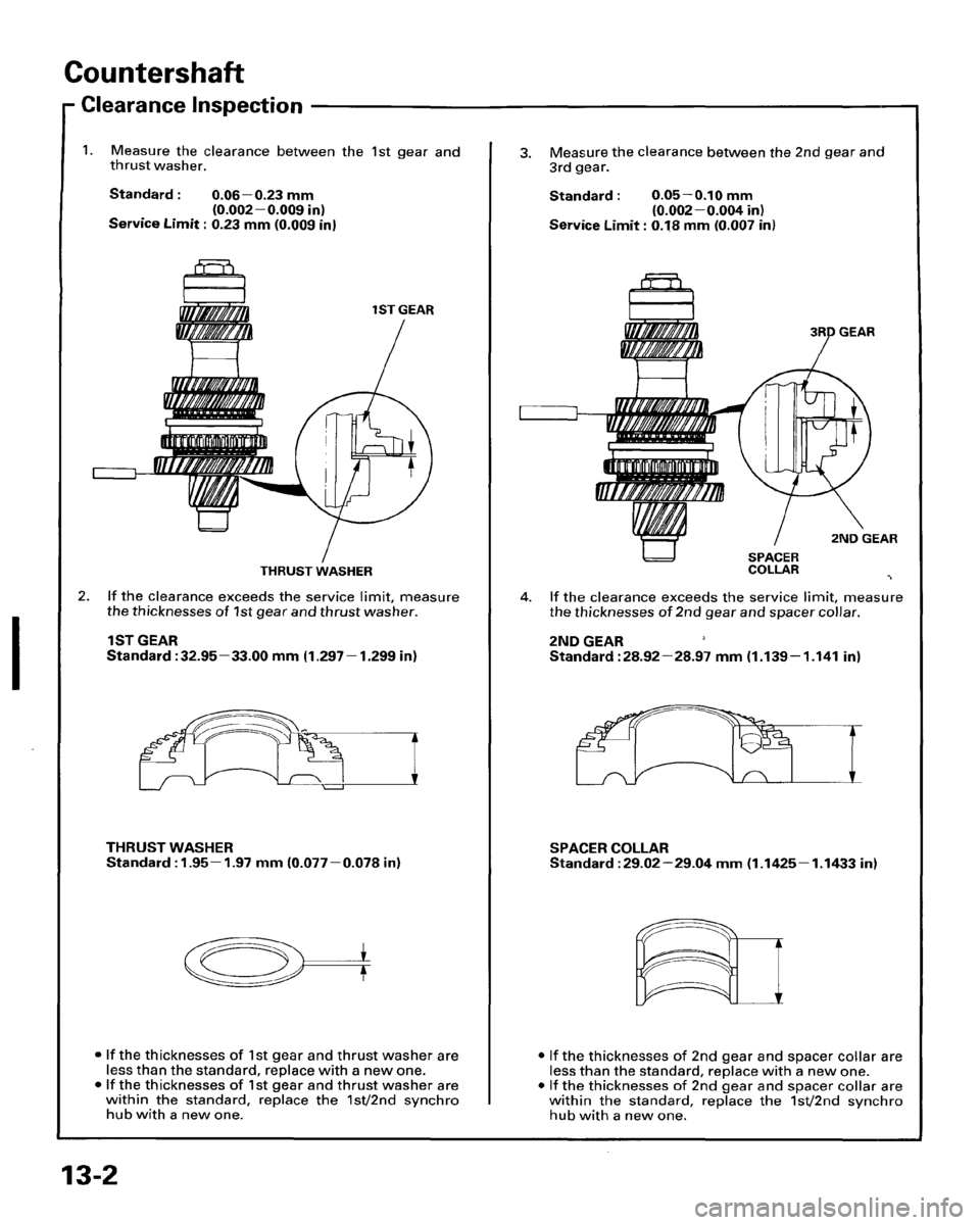 HONDA PRELUDE 1995  Service Workshop Manual 