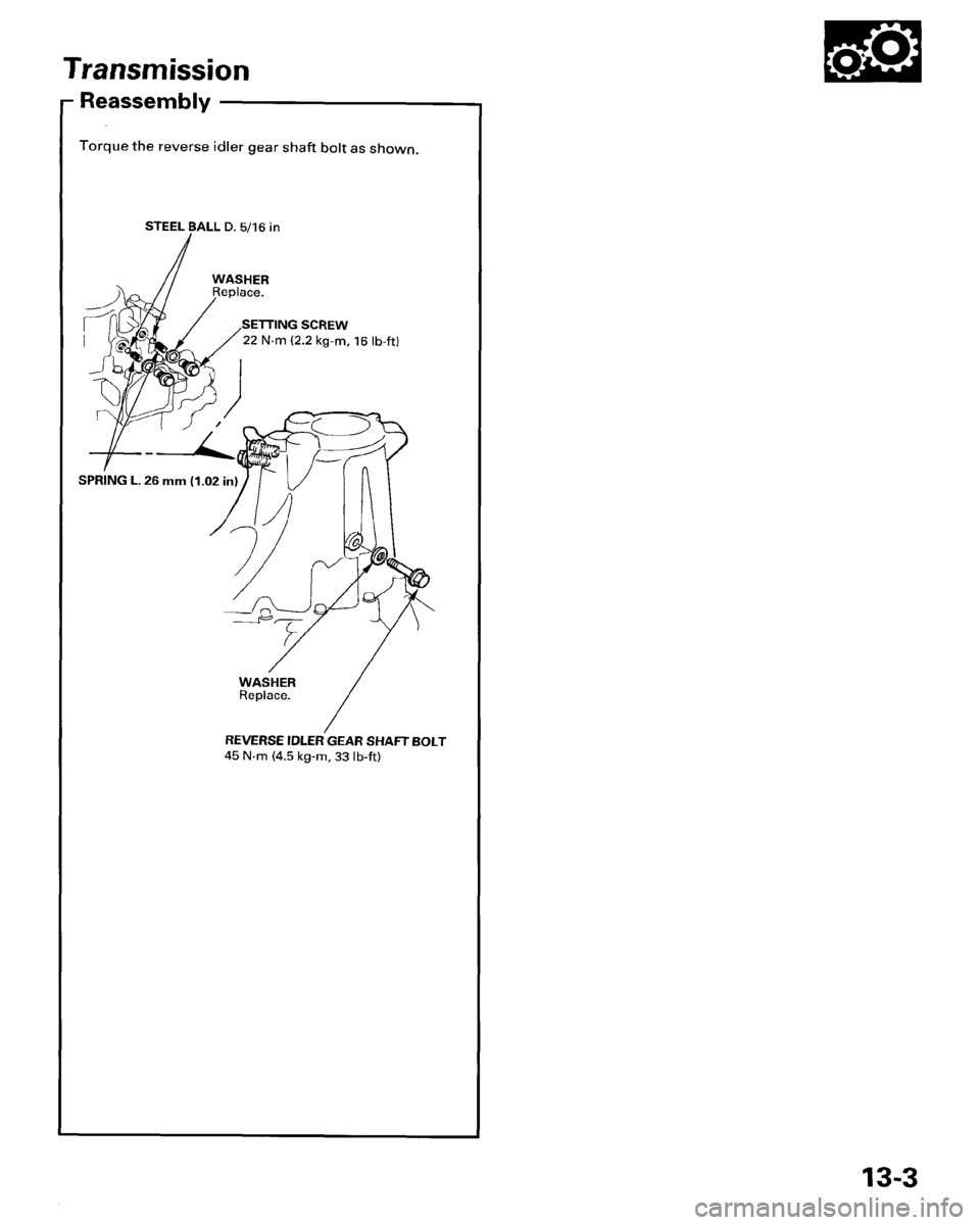 HONDA PRELUDE 1995  Service Workshop Manual 