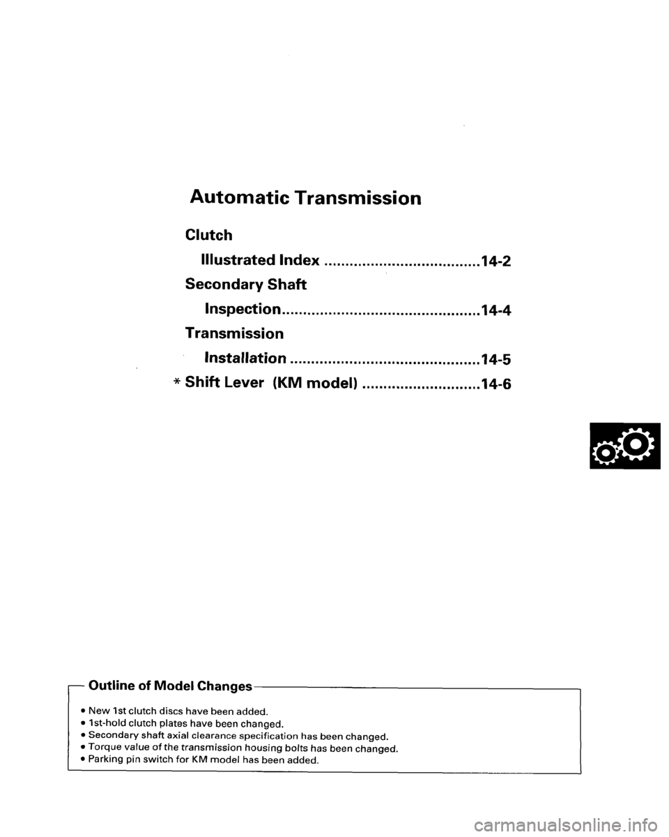 HONDA PRELUDE 1995  Service Workshop Manual 
